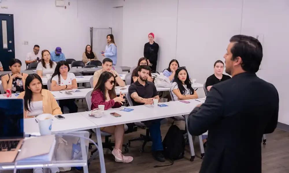Students inside the classroom