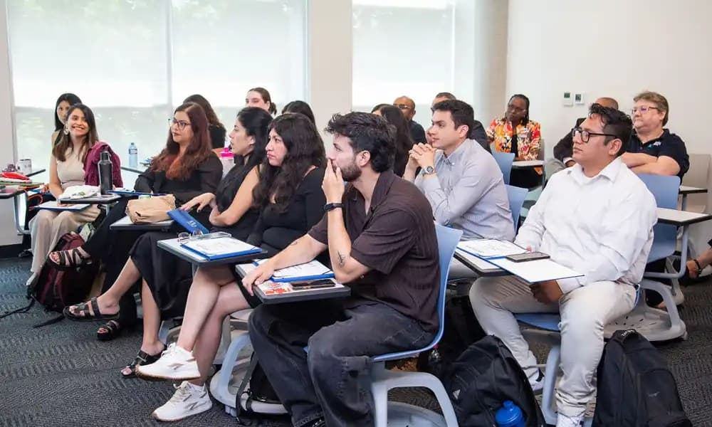 Students inside the classroom