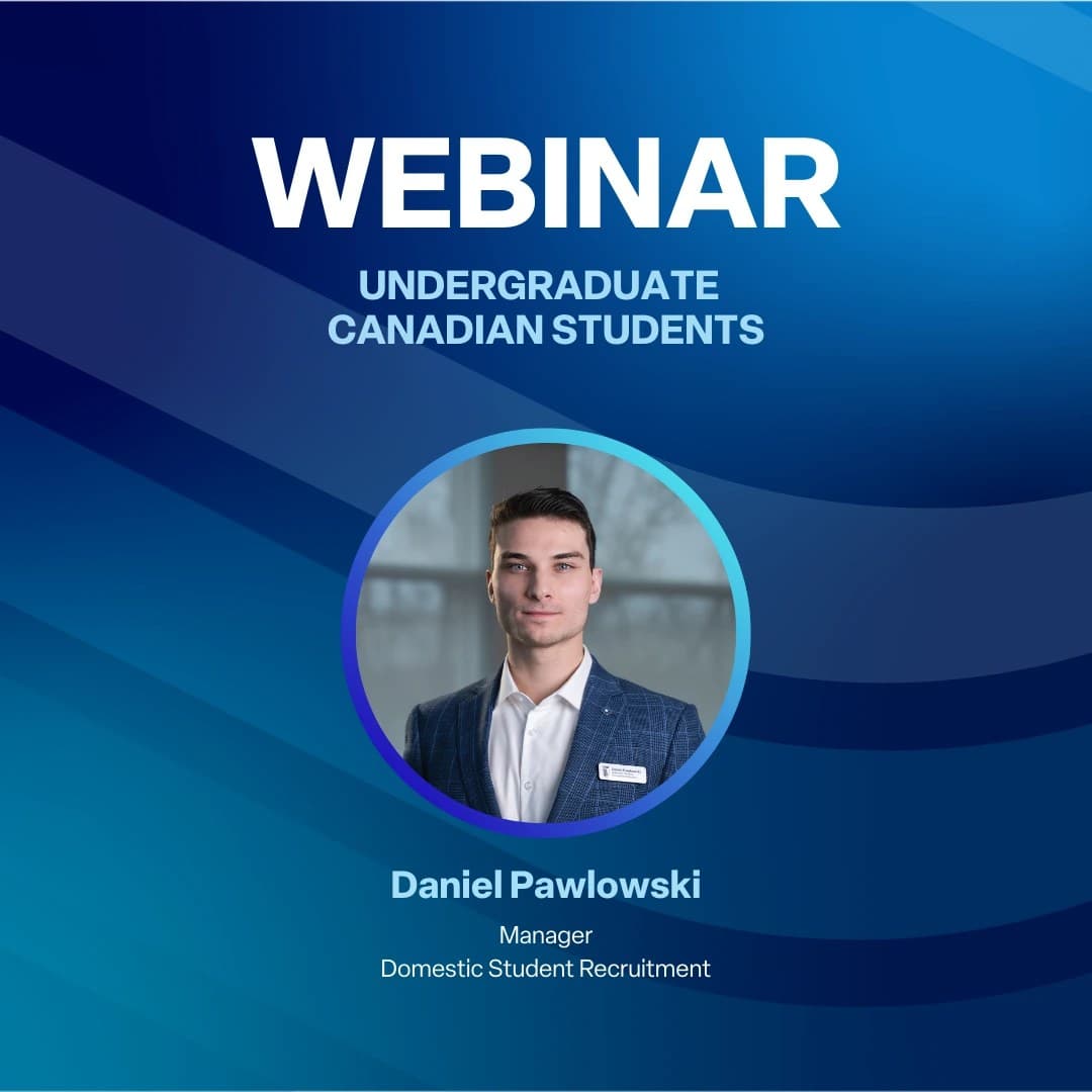 Canadian students webinar for undergraduate programs