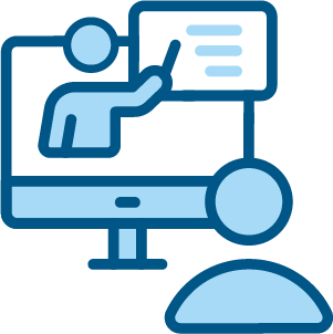 Online learning icon