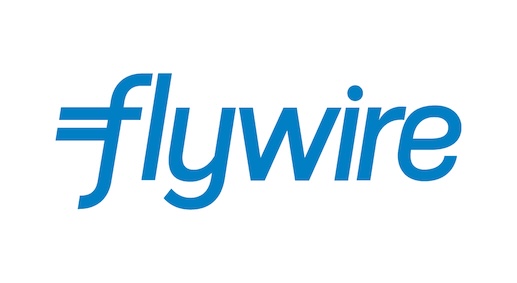 Flywire logo on white background