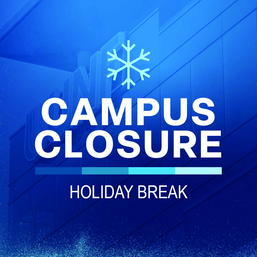 Holiday break and University of Niagara Falls Canada campus closure